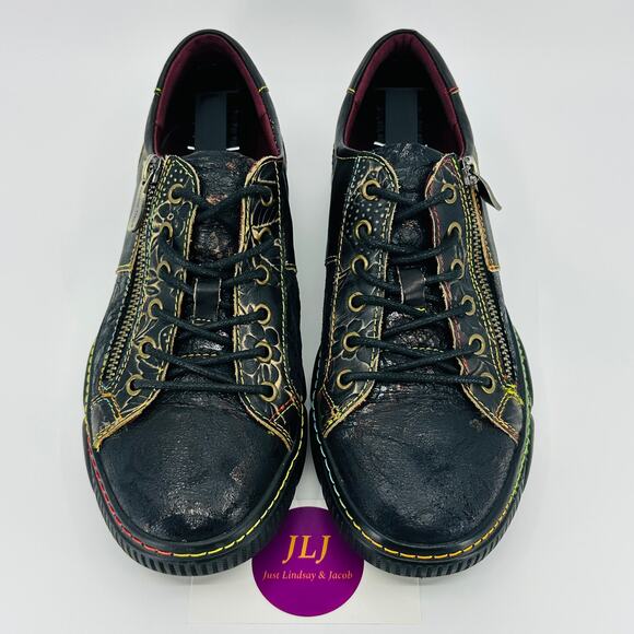L'Artiste Spring Step Women's Danli Bloom Sneakers Black Multi Size 38/ 7.5-8 US - Picture 3 of 12